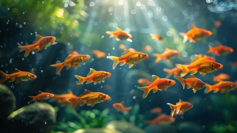 20 gallon aquarium with vibrant fish and high quality filter clear water 20-gallon aquarium with vibrant fish and high-quality filter, clear water.